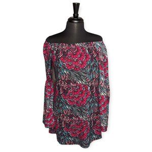 WinWin Floral Bell Sleeve Tunic Size Small-Medium